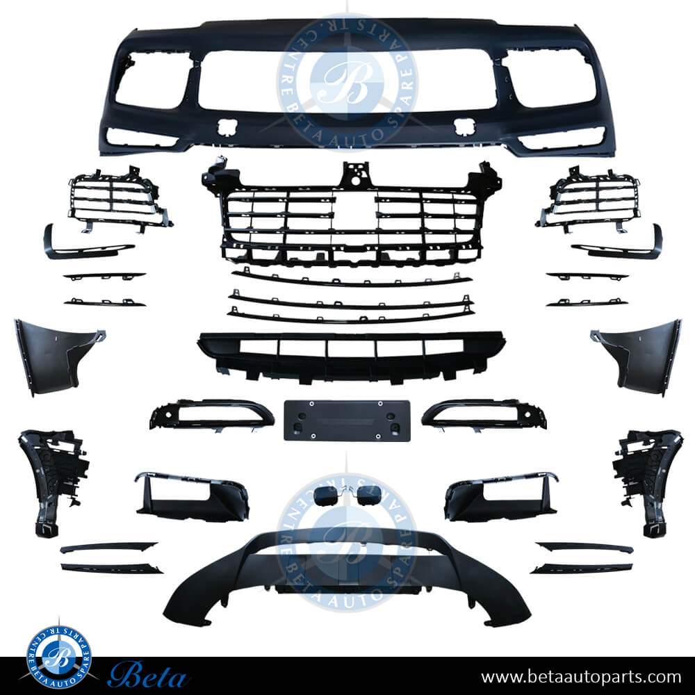 Front Bumper with Park Assist Standard for Porsche Cayenne 2018-2022 models, Part Number 9Y0807217C Front Bumper with Park Assist Standard for Porsche Cayenne 2018-2022 models, Part Number 9Y0807217C
